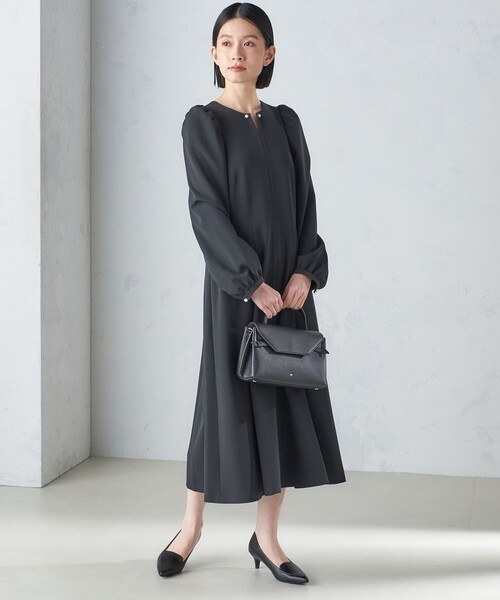 ships little black ワンピース 「手洗い可能」ブラック フォーマル