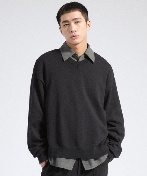 Parts Lab. セーター ニット 「Parts Lab.」Basic Cotton Linen Kint