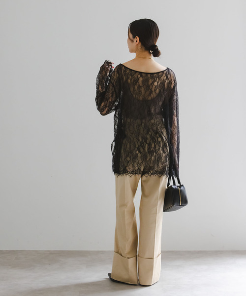 NOBLE（ノーブル） ブラウス シャツ 「追加」サラサシアーレース