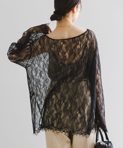 NOBLE（ノーブル） ブラウス シャツ 「追加」サラサシアーレース