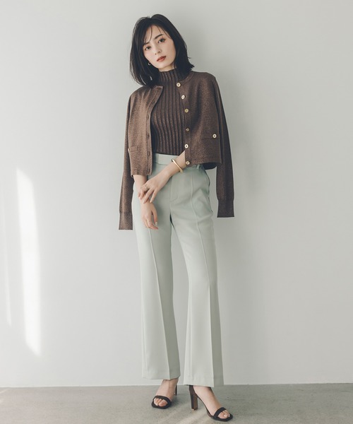 anuans（アニュアンス） カーディガン シルクブレンドベーシックニット