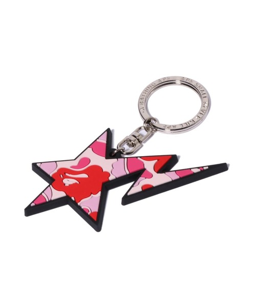 A BATHING APE（アベイシングエイプ） キーホルダー ABC CAMO STA