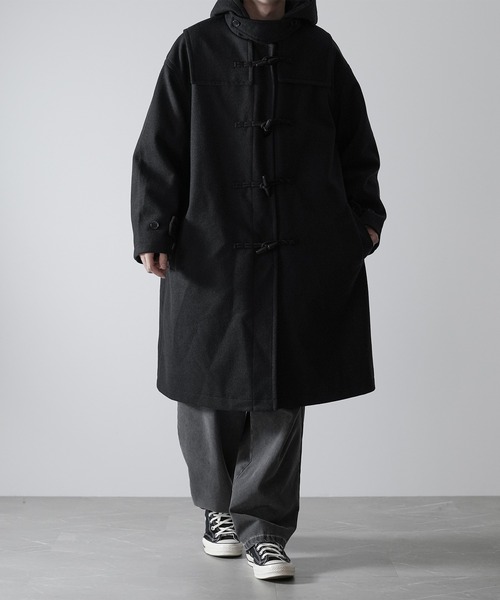 RUUBON ダッフルコート コート 「RUUBON」melton volume duffle coat