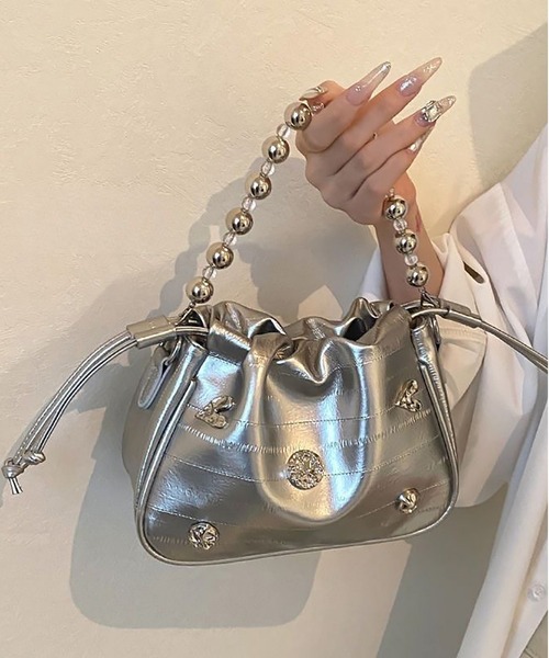 LA VORAGINE（ラ ヴォラジネ） ショルダーバッグ バッグ シルバー