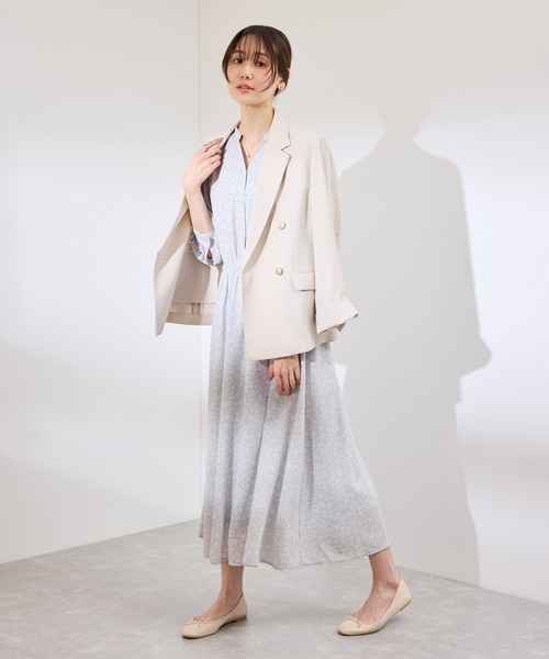 ROPE' PICNIC（ロペ ピクニック） ワンピース 小花柄スキッパーロング