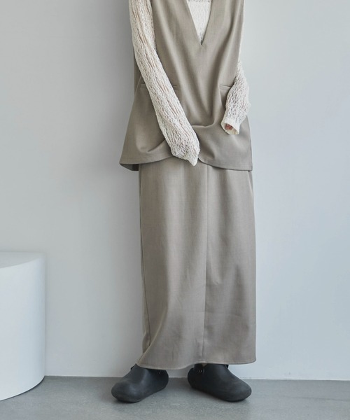 feepur（フェピュール） スカート 「セットアップ可」スラックスナロー