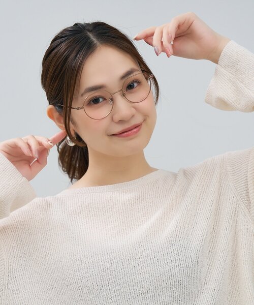 Zoff（ゾフ） 伊達メガネ メガネ 眼鏡 「水越みさと さんコラボ」Zoff