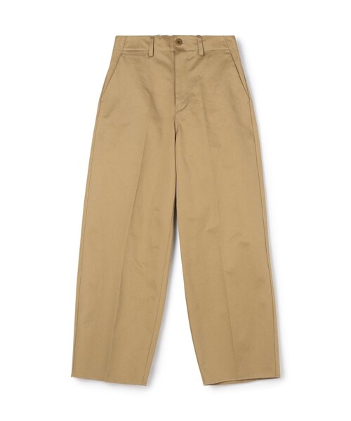 UNION LAUNCH チノパン ワイドチノ パンツ レディース : ZOZOTOWN