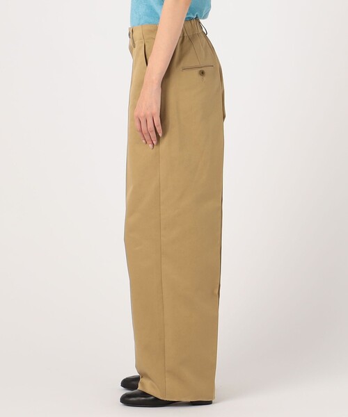 UNION LAUNCH チノパン ワイドチノ パンツ レディース : ZOZOTOWN