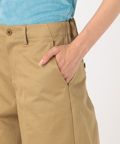 UNION LAUNCH チノパン ワイドチノ パンツ レディース : ZOZOTOWN