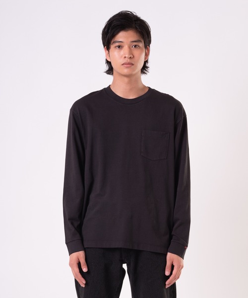 Levi's（リーバイス） tシャツ ロングスリーブ Tシャツ ブラック