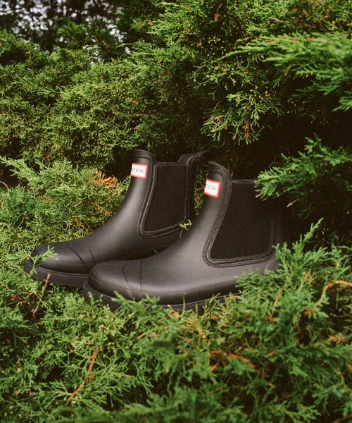 HUNTER（ハンター） レインシューズ 長靴 MENS COMMANDO CHELSEA BOOT