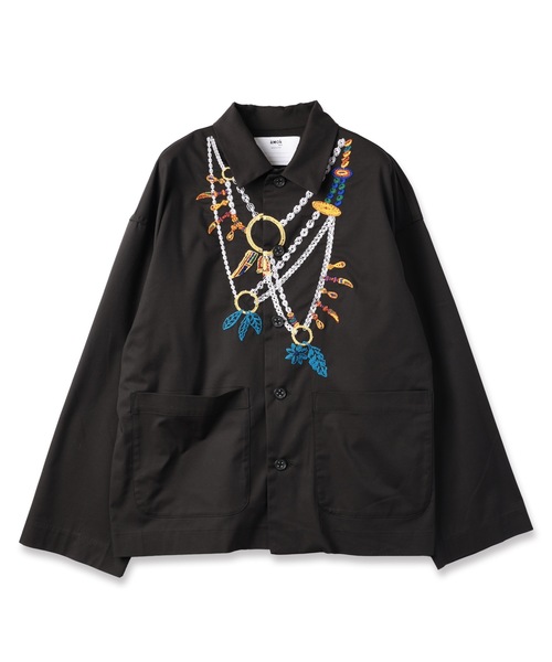 amok（アモク） シャツ AMULET EMBROIDERY SHIRT メンズ レディース