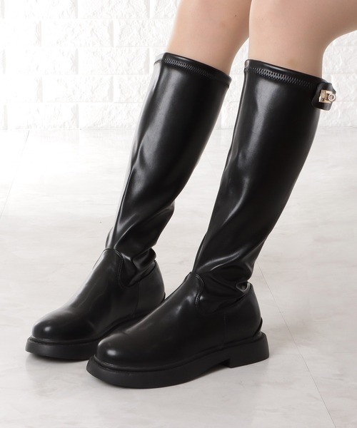 Lace Ladies（レースレディース） ブーツ レザー調ロングジョッキー