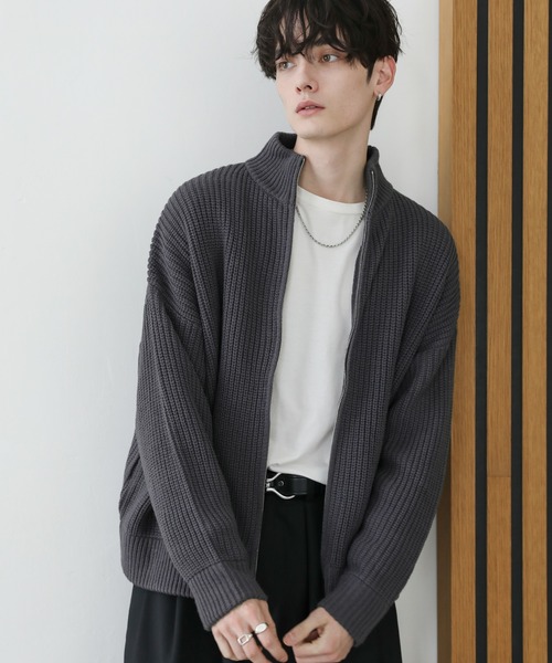 ASTRONOMY セーター ニット ビッグシルエット畦編みショート丈