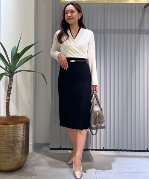 PINKY&DIANNE（ピンキー アンド ダイアン） ワンピース バイカラー