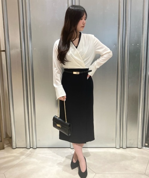 PINKY&DIANNE（ピンキー アンド ダイアン） ワンピース バイカラー