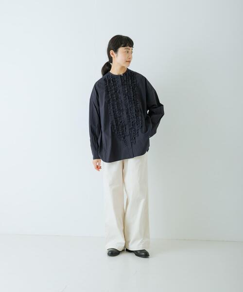 未使用 タグ付き かぐれ ボイルワイドプルオーバー ブラウス かぐれ