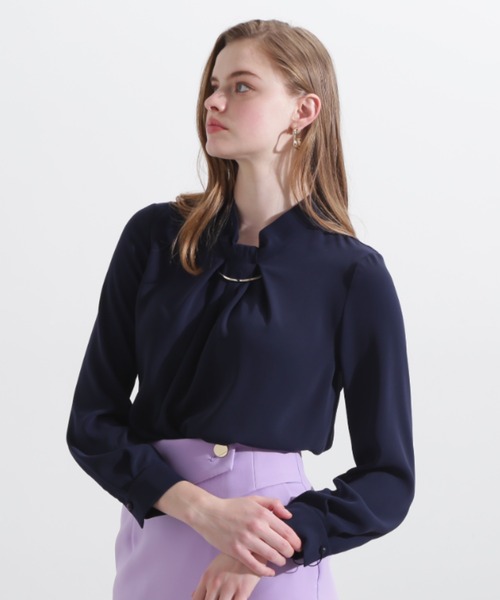 PINKY&DIANNE（ピンキー アンド ダイアン） ブラウス シャツ メタル