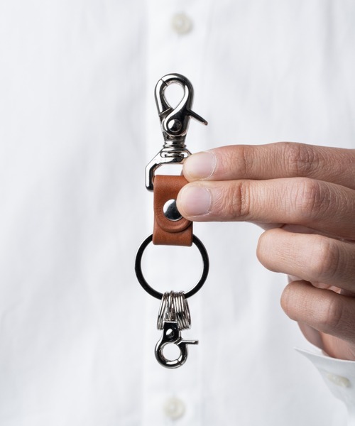 MURA（ムラ） キーホルダー 牛本革 カラビナ キーホルダー : ZOZOTOWN