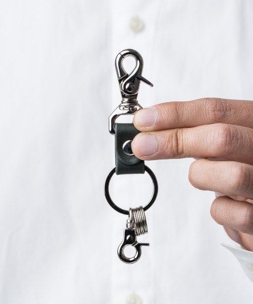 MURA（ムラ） キーホルダー 牛本革 カラビナ キーホルダー : ZOZOTOWN