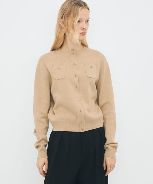 CABaN（キャバン） カーディガン コットンカシミヤ クルーネック