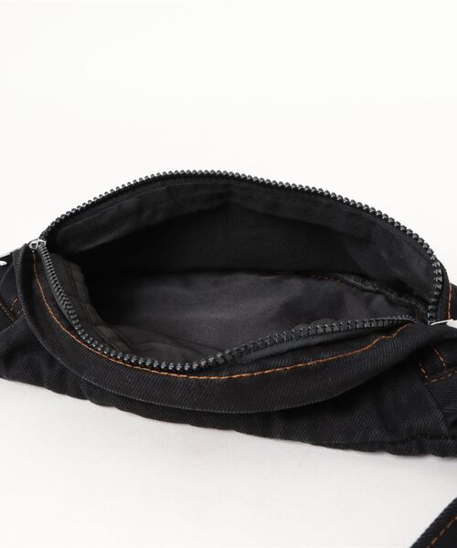 COO+i（クーイ） ウエストポーチ ウエストバッグ デカロゴ デニム