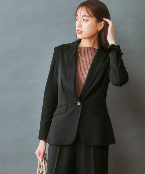 7days Life Styling スーツ 「セットアップ対応・洗える」テーラード