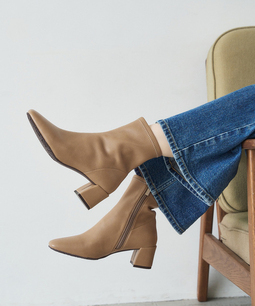 LE TALON（ル タロン） ブーツ 「追加」5cmスクエアフィットショート