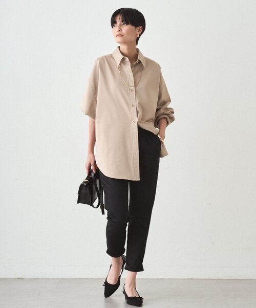 Loungedress（ラウンジドレス） ブラウス シャツ サテンBIGシャツ