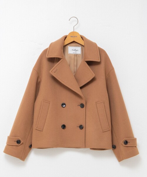 NOLLEY'S（ノーリーズ） ピーコート pコート ウールカシミヤダブル