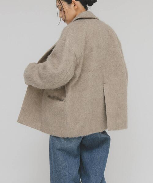 KBF（ケービーエフ） コート アウター シャギーテーラードジャケット