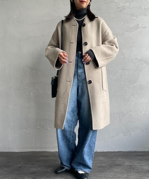 LE GLAZIK（ルグラジック） ノーカラーコート コート 「LE GLAZIK/ル