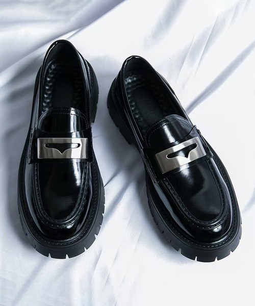 CALIFORNIA OUTFITTERS ローファー 3-11E80 チャンキーソール メタル