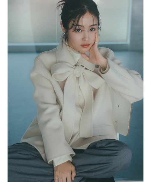 SNIDEL（スナイデル） ジャケット テーラードジャケット リバーリボン