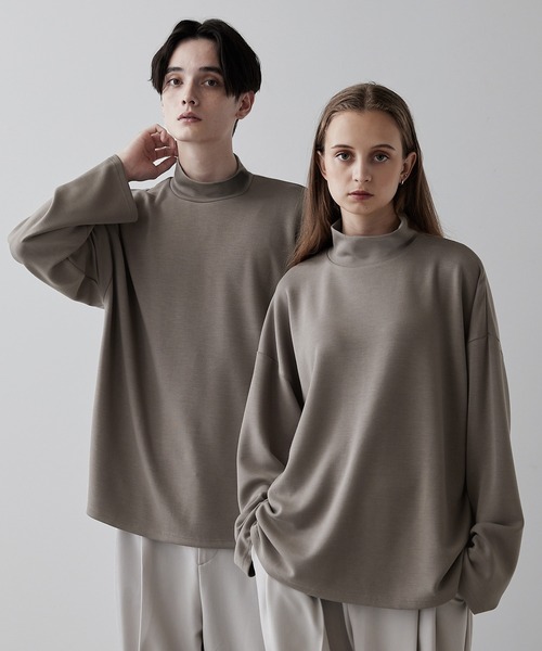 CLEL（クレイル） tシャツ 「CLEL」TR Punch Loose High Neck Cut Sew