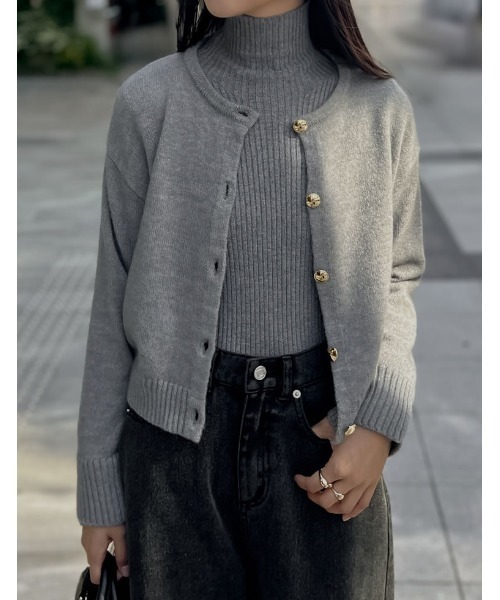 Re:EDIT（リエディ） カーディガン 「2025AW COLLECTION」金ボタン