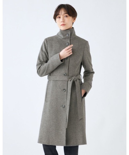 SUIT SELECT トレンチコート コート 「カシミヤ混ウール」スタンド