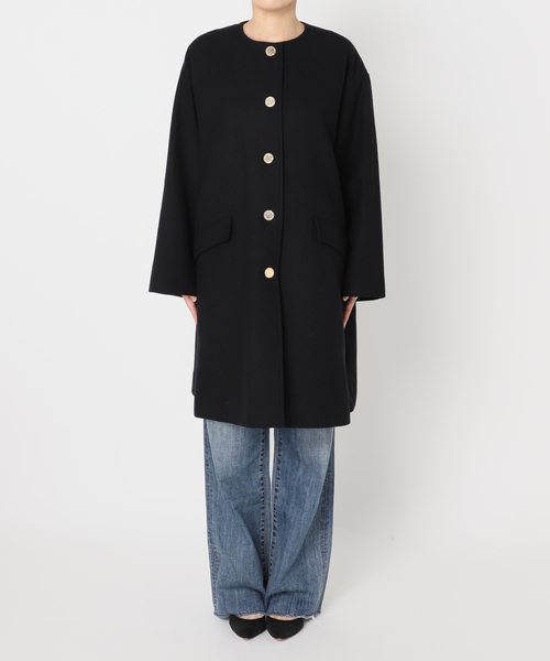 Spick＆Span（スピック アンド スパン） ノーカラーコート コート