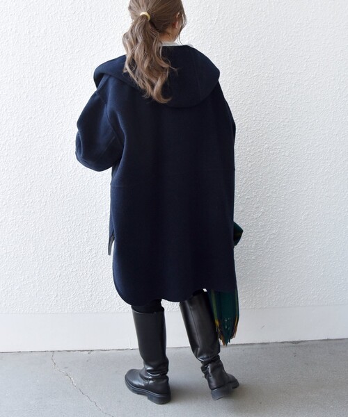 SHIPS any コート アウター 「WEB限定」SHIPS any: リバー フーデット