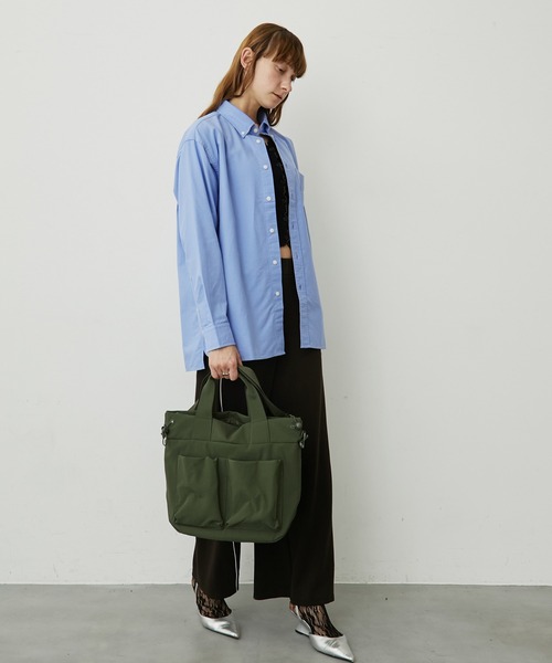 uyu. ショルダーバッグ バッグ 2way ショルダートート ナイロンバッグ