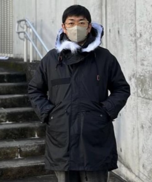 8 モッズコート コート アメリカ軍M-65ミリタリーモッズコート メンズ