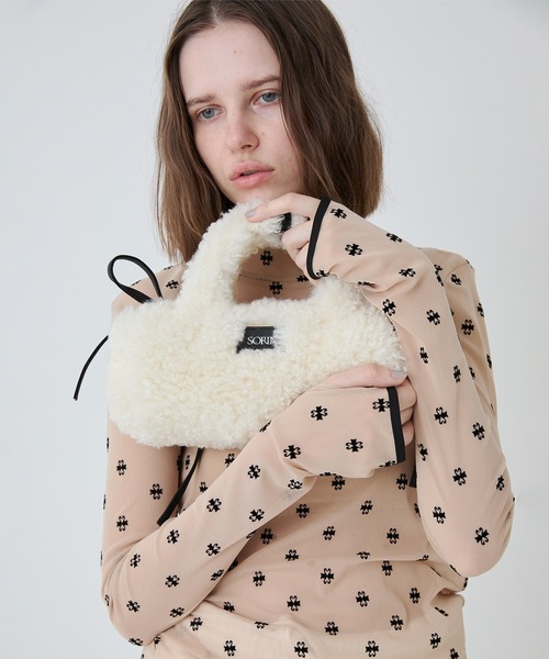 SORIN（ソリン） ボストンバッグ Synthetic Fur Mini Boston