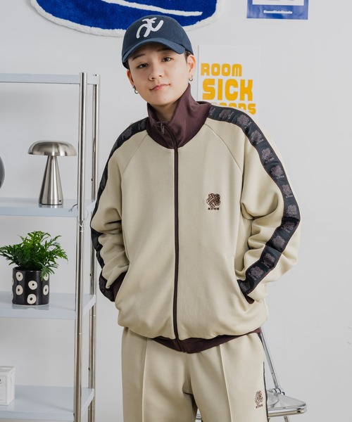 kaoyorinakami ジャージ flowerlogo track jacket / フラワーロゴ