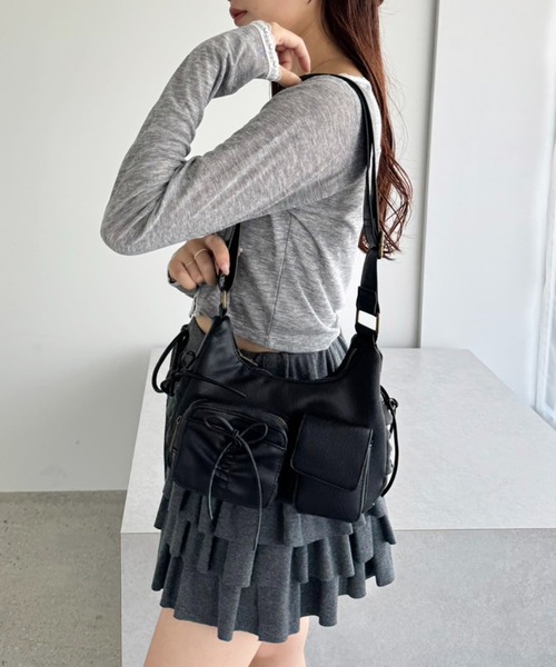 one after another NICE CLAUP ショルダーバッグ バッグ ドロスト