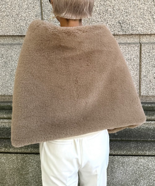 コート アウター リッチボリュームファーケープ レディース : ZOZOTOWN