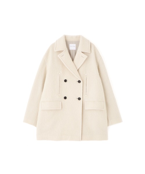 human woman（ヒューマンウーマン） ピーコート pコート ループカット