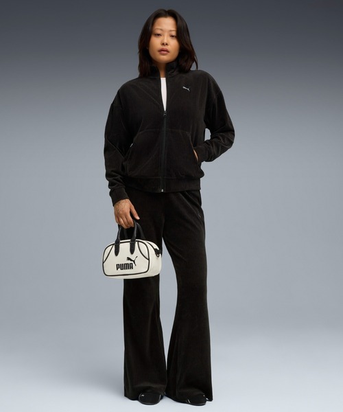 PUMA（プーマ） ジャージ ウィメンズ ベロア リブ リラックスド スーツ