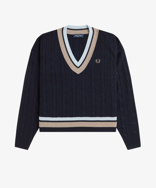 FRED PERRY（フレッドペリー） ニット セーター Bold Tipped Cable