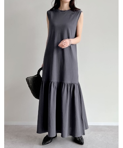 Re:EDIT（リエディ） ワンピース 「低身長/高身長サイズ有」コットン